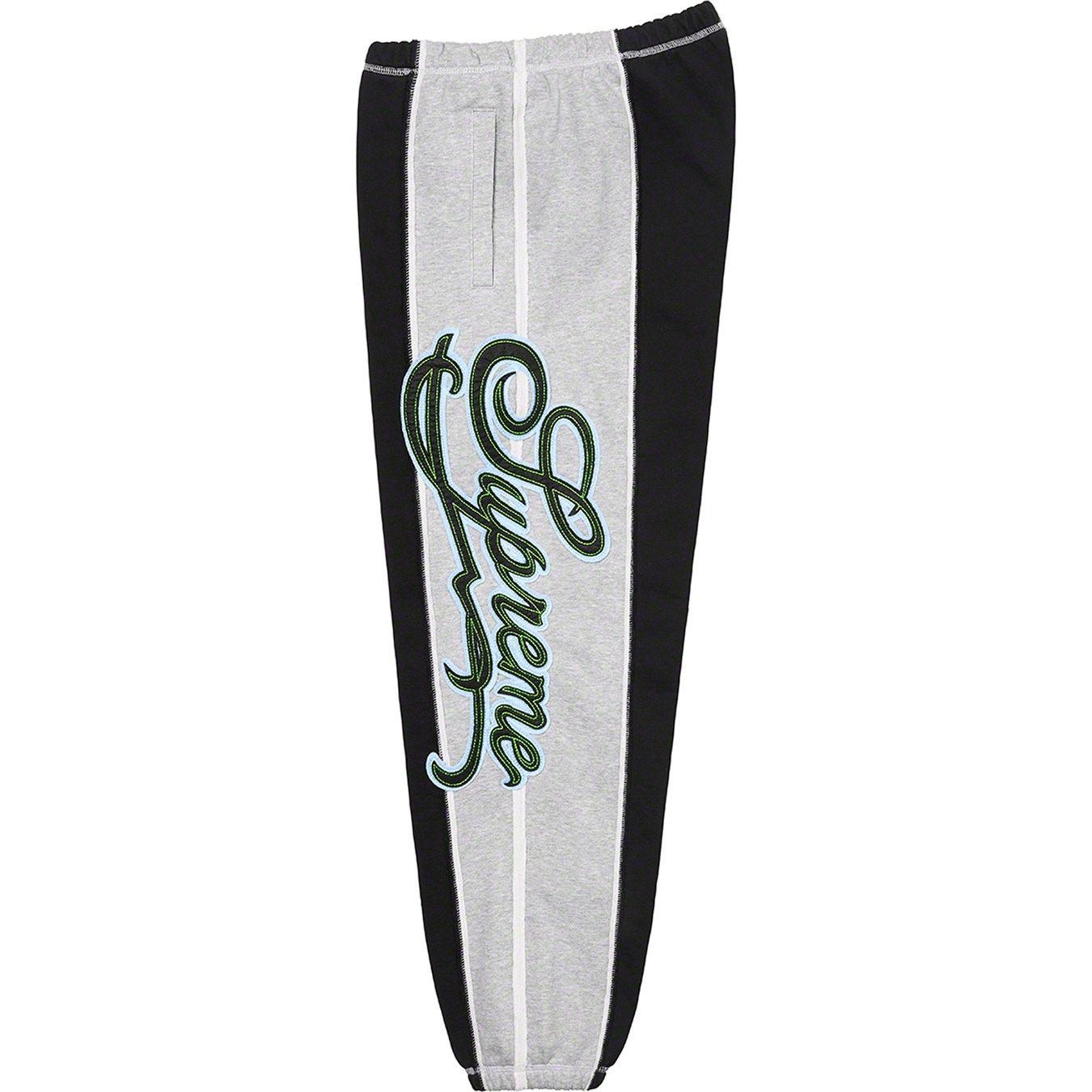 Paneled Script Sweatpant view 4